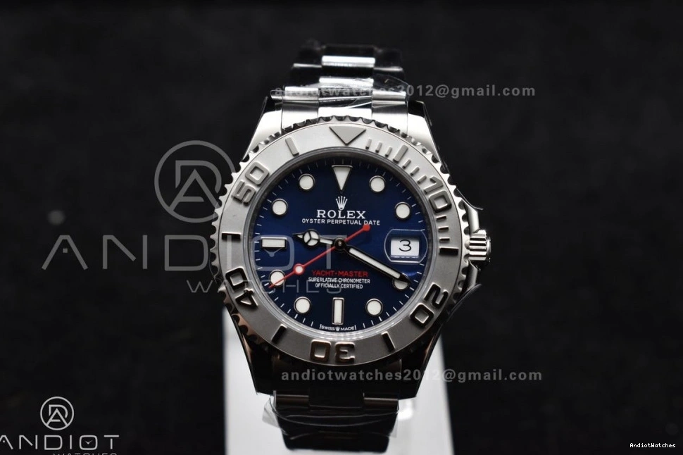 1211 268622 Bracelet A Edition Case CVSF Yacht-Master SS Blue and Dial 1:1 TravelReady Best 316L 37mm 0519